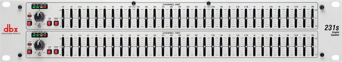 dbx 231s Dual Channel 31-Band Graphic Equalizer