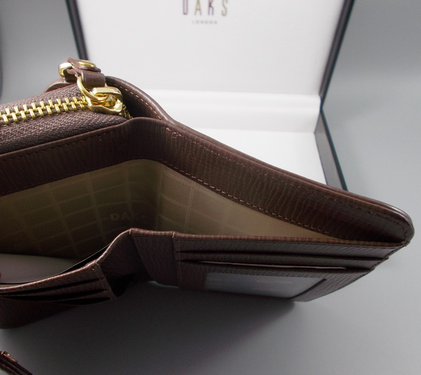 กระเป๋าสตางค์ DAKS-LONDON น้ำตาล ใหม่ แท้