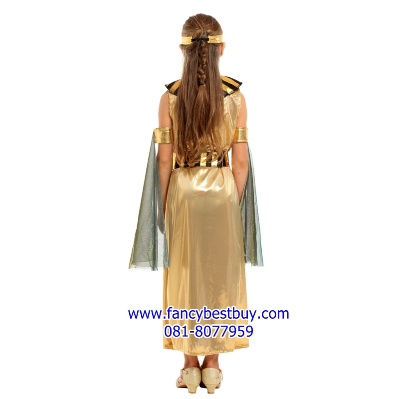 ชุดครีโอพัตรา ชุดประจำชาติอียิปต์ เจ้าหญิงอียิปต์ สีทอง ขนาด M, L, XL