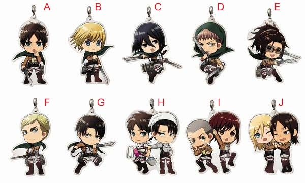 ที่คล้องอคิลิคงานจับฉลาก Attack on Titan - march to freedom- (1อัน,แท้)[C,F,J]