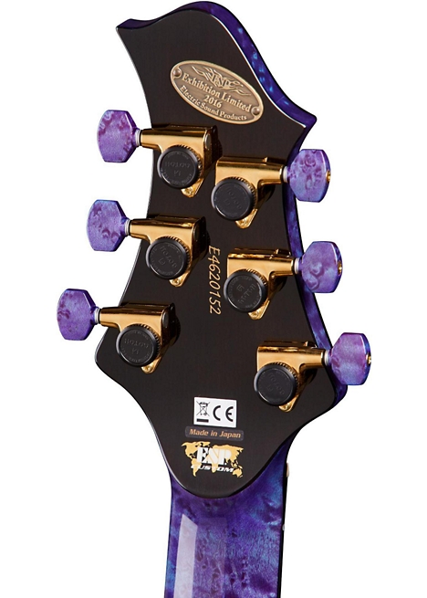 ESP Custom Mystique Electric Guitar - Indigo Indigo Quilt