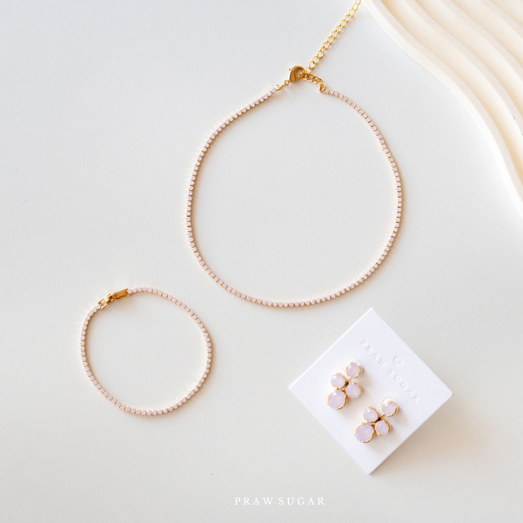 Classic 2mm Bracelet - สร้อยข้อมือคริสตัลเรียงทรงกลมคลาสสิค ขนาด 2mm
