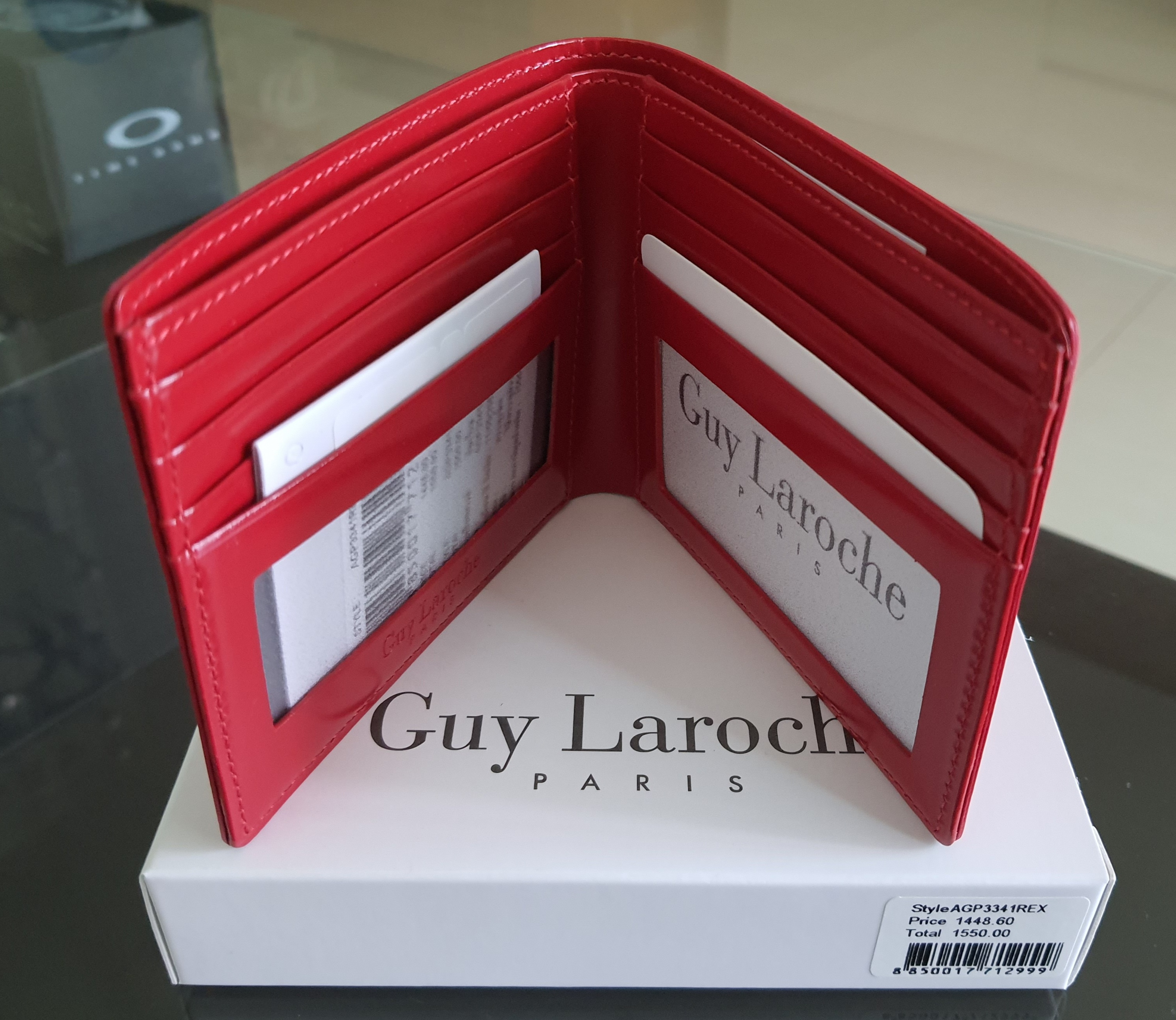 กระเป๋าสตางค์ Guy Laroche แดง ใหม่ แท้
