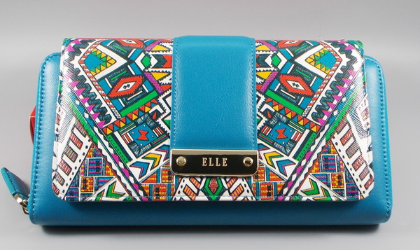 กระเป๋าสตางค์ ELLE ฟ้า ใหม่ แท้