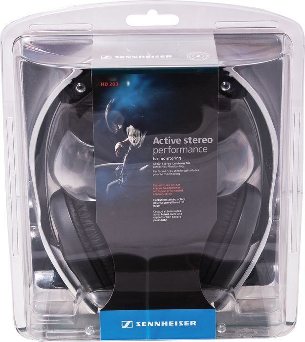 Sennheiser HD203 Closed Back Around Ear Studio Headphones
