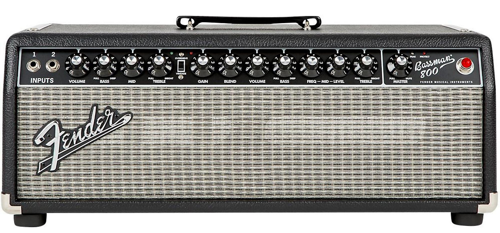 Fender Bassman 800 Hybrid 800W Bass Amp Head Black