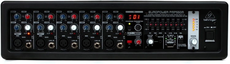 Behringer Europower PMP550M 5-channel 500W Powered Mixer