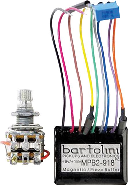 Bartolini Buffer Knob for Piezo Bass Pickup