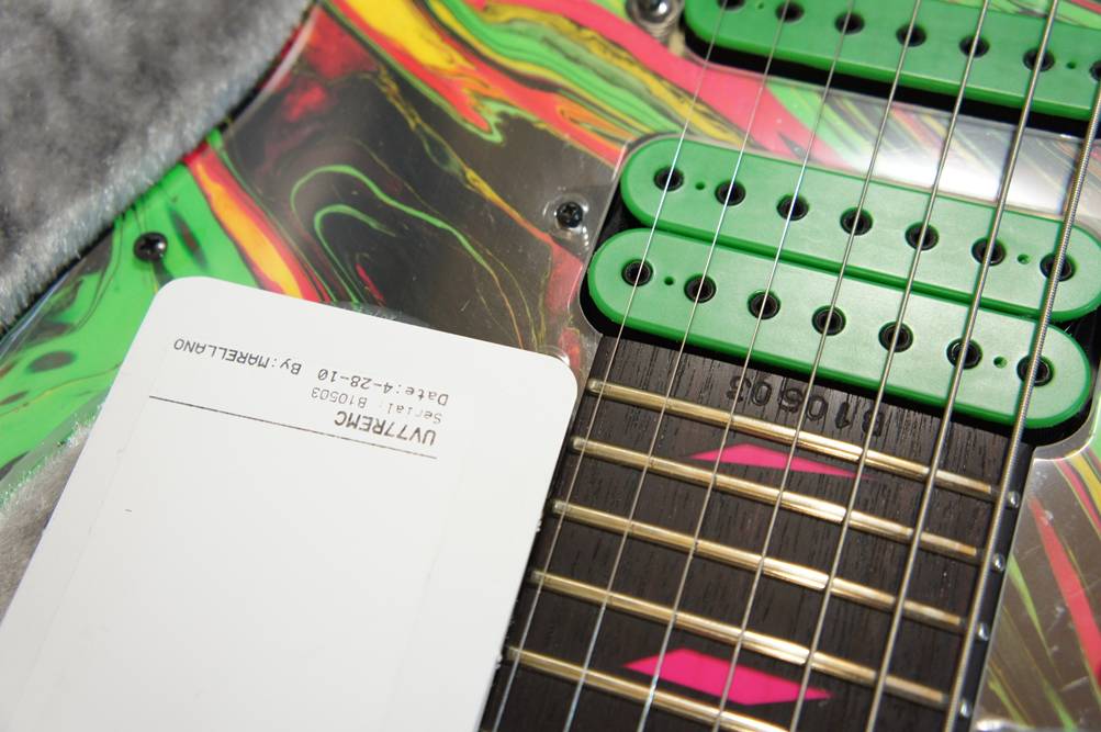 Ibanez UV77 RE Steve Vai Signature Electric Guitar (Swirl)