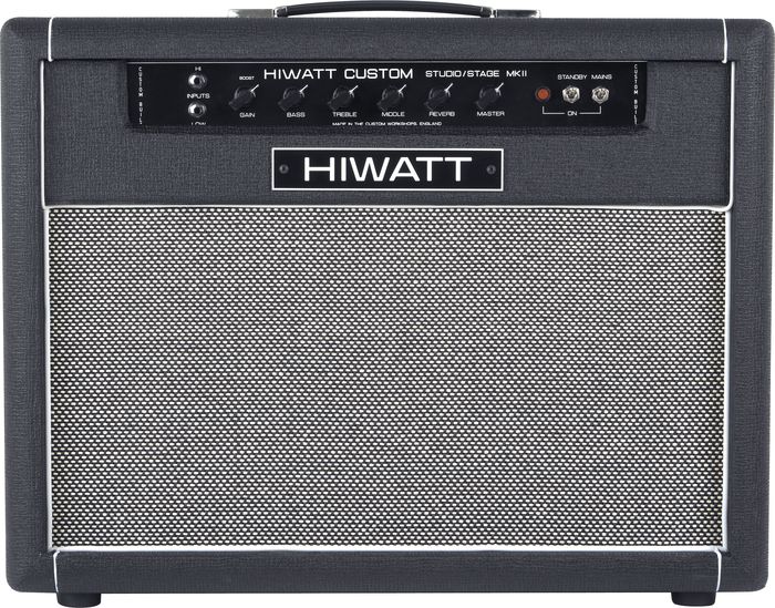 Hiwatt Studio Stage MKII 40W 2X12 Tube Guitar Combo Amp (Black)