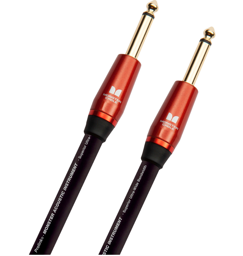 Monster Cable Prolink Acoustic Pro Audio Instrument Cable 21 ft. Black