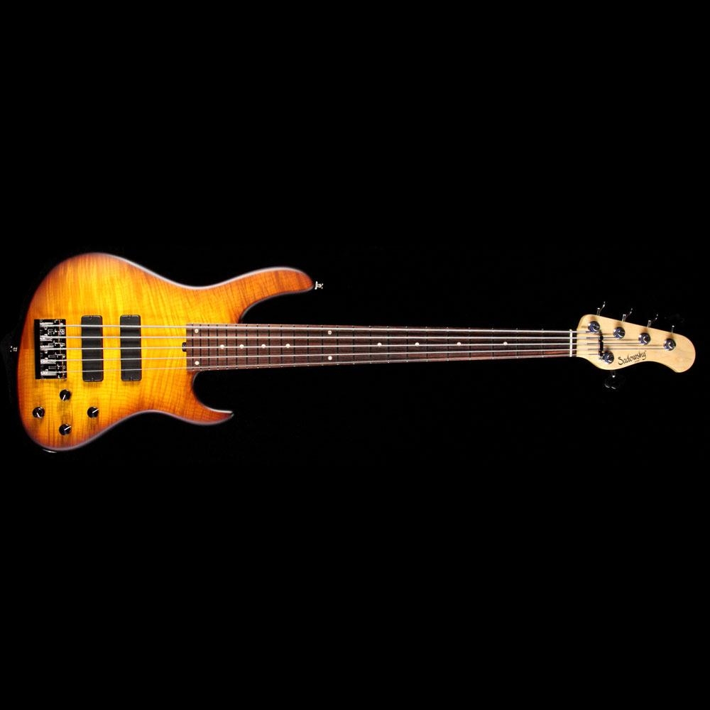 Sadowsky Deluxe Satin Series Modern 5-24 5-String Bass Guitar - 59 Burst