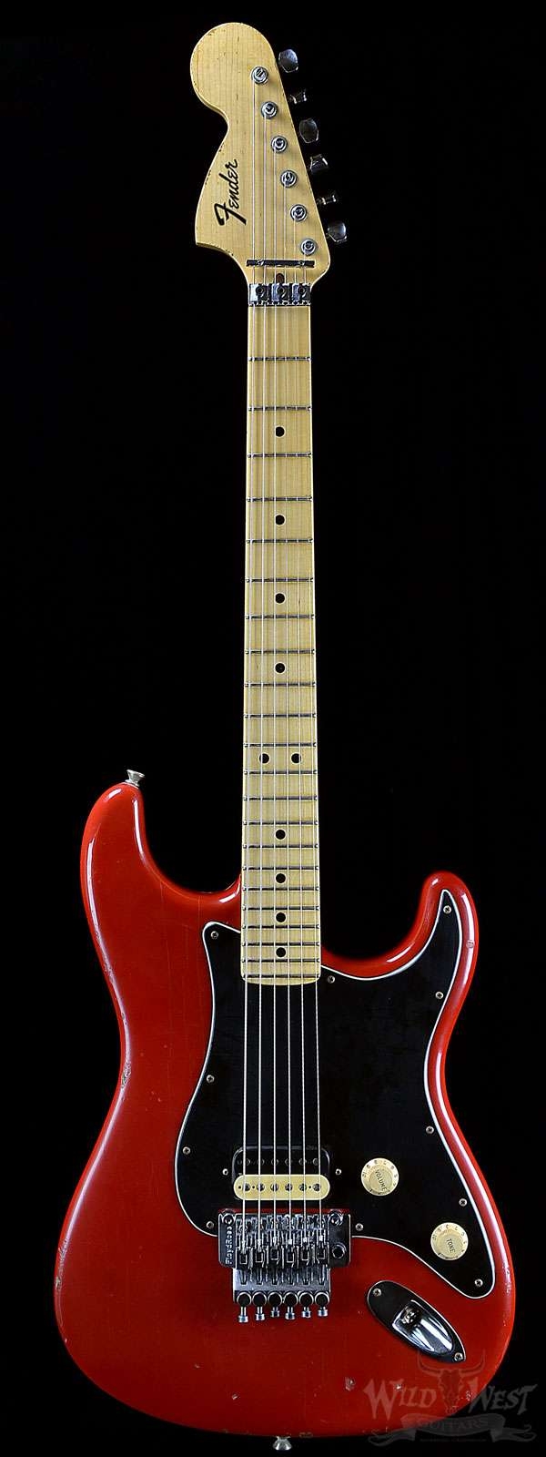 Fender Custom Shop Masterbuilt Jason Smith Relic Dakota Red 1969 Stratocaster w/ Floyd Rose