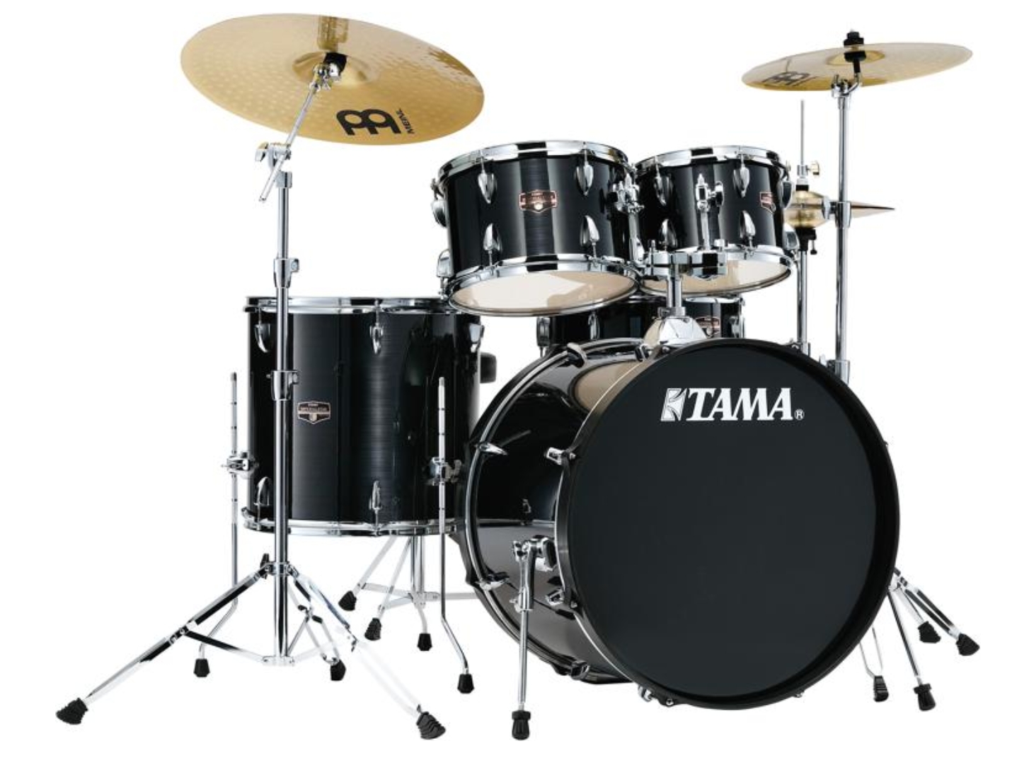 Tama Imperialstar IE52C 5-piece Complete Drum Set with Snare Drum and Meinl Cymbals