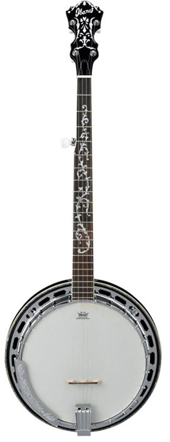 Ibanez B300 5-String Banjo with Rosewood Resonator Natural