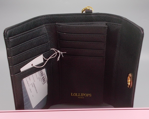 กระเป่าสตางค์ LOLLIPOPS ดำ ใหม่ แท้