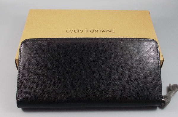 กระเป๋าสตางค์ LOUIS FONTAINE ดำ-ม่วง ใหม่ แท้