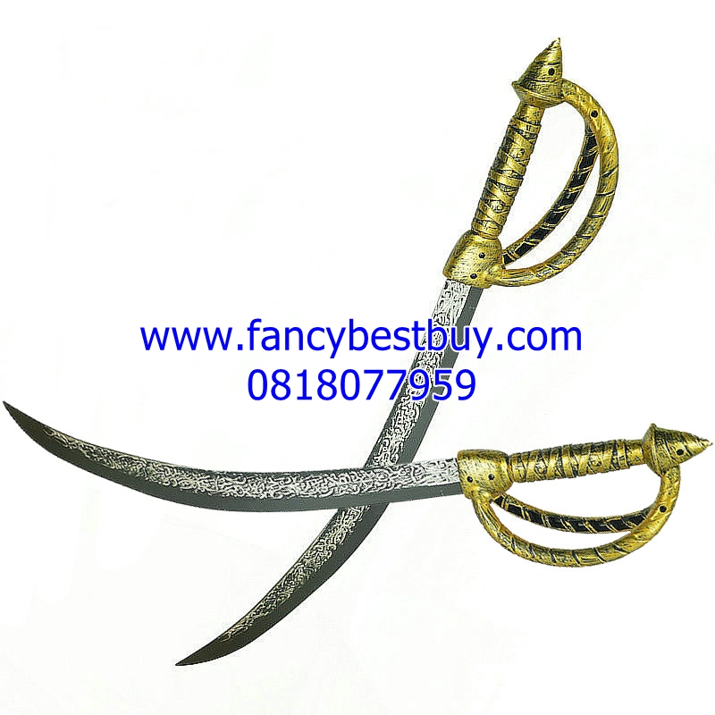 ดาบโจรสลัด สำหรับประกอบชุดโจรสลัด ยาว 67 ซม.