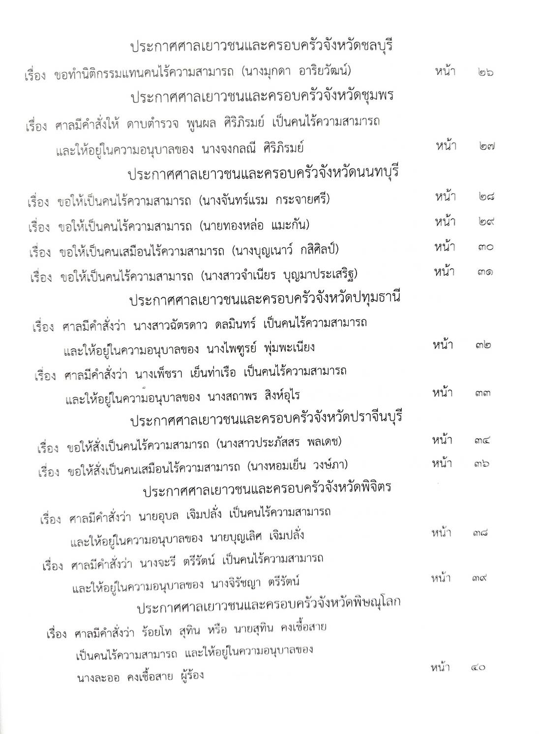 กฎหมายใหม่ ตอนที่ 142/73 รวมประกาศ ฯ
