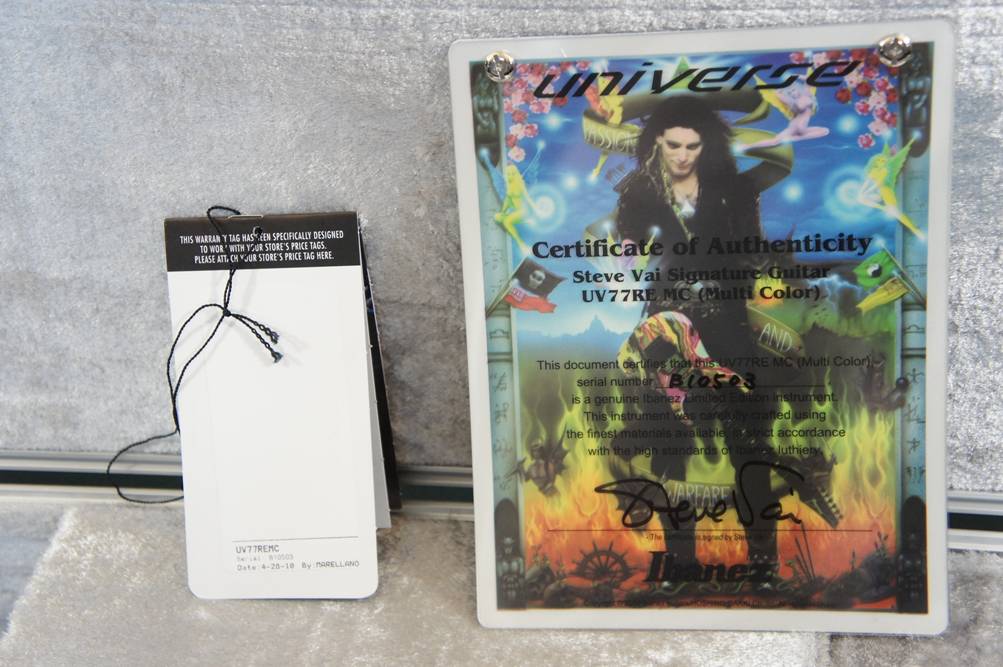 Ibanez UV77 RE Steve Vai Signature Electric Guitar (Swirl)