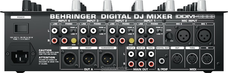 Behringer DDM4000 5-channel Digital DJ Mixer