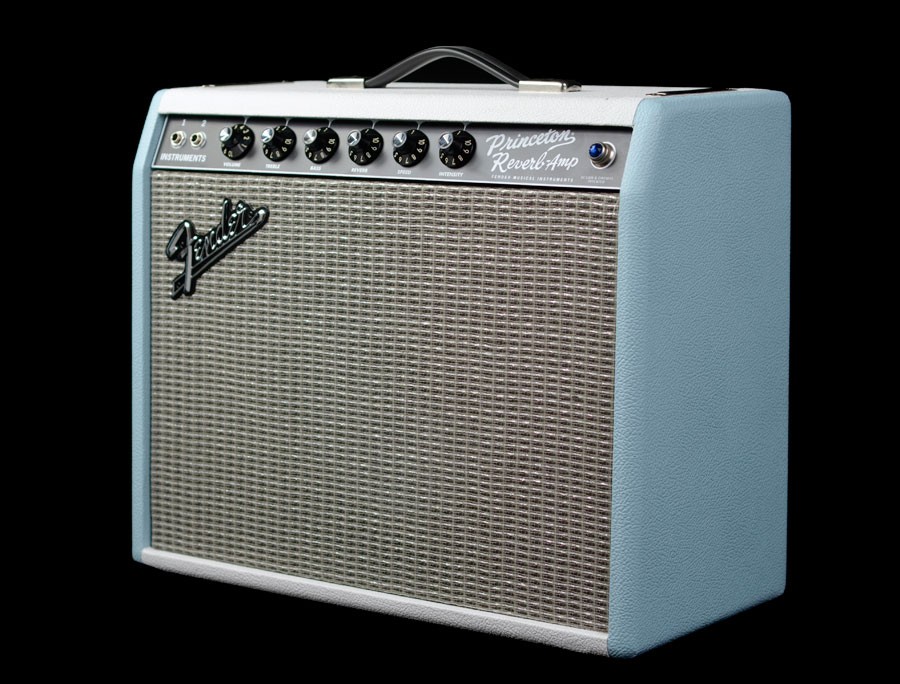 Fender 65 Princeton Reverb Two Tone Blue/White