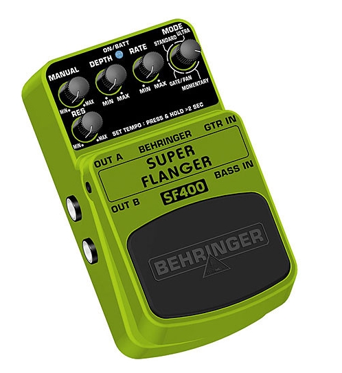 Behringer SUPER FLANGER SF400 Ultimate Flanger Effects Pedal