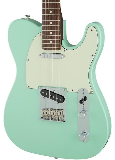 Fender Limited Edition American Standard Telecaster Rosewood Neck Electric Guitar - Surf Green Mint Green Pickguard