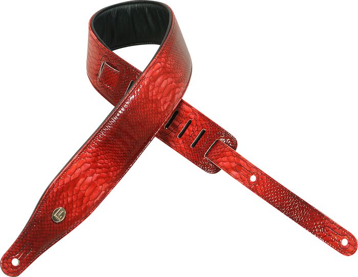 Levy's 2 1/2" Electric Snake Embossed Leather Strap