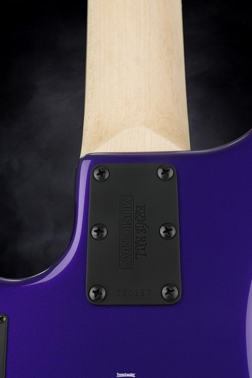 Ernie Ball Music Man Stingray 5 H Lined Fretless - Firemist Purple, Pau Ferro Fingerboard
