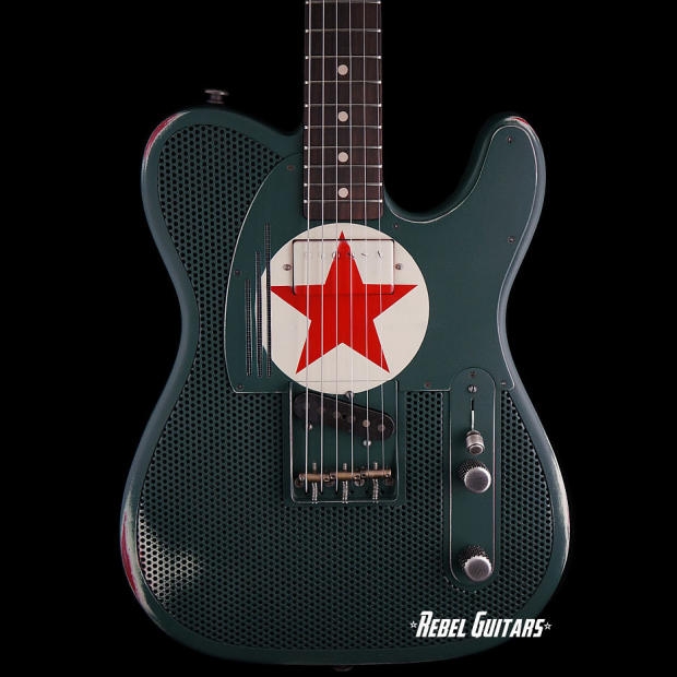 James Trussart Red Star SteelCaster w/ Arcane Tele Pickups