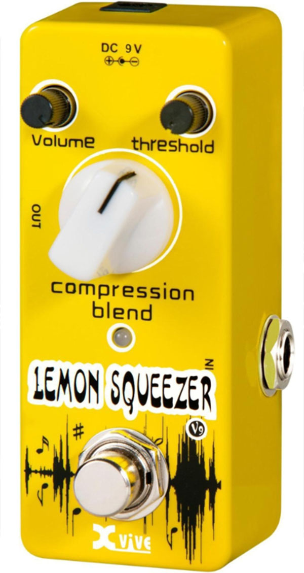 XVive V9 Lemon Squeezer Guitar Effects Pedal