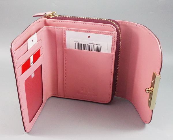 กระเป๋าสตางค์ ELLE ม่วง-ชมพู ใหม่ แท้
