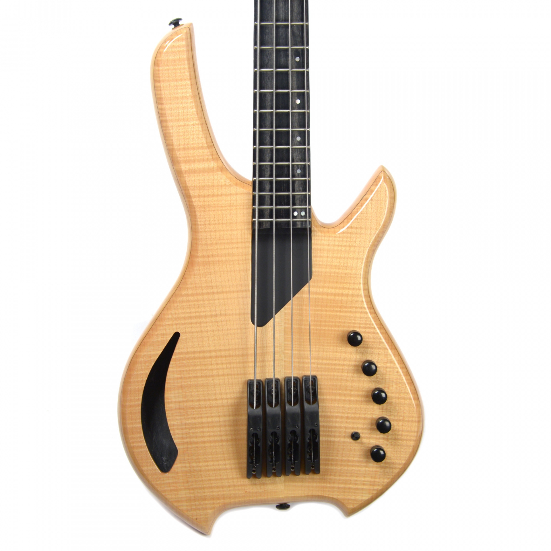 Lightwave Saber Bass VL-4 String Fretted Bass Transparent Natural