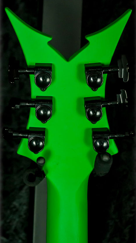 Bernie Rico Jr USA Vixen Electric Guitar with Floyd Rose - Green Screen Green Used By Gary Holt!