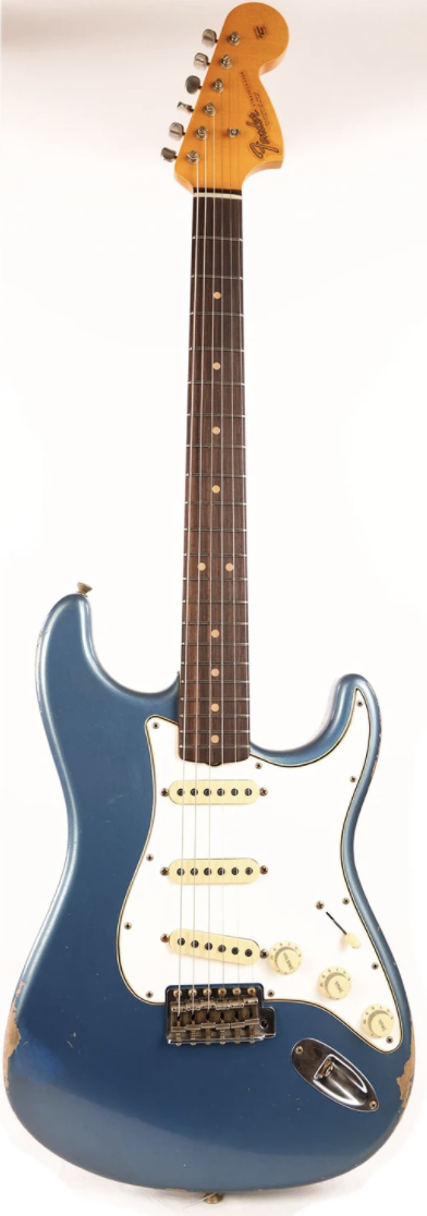 Fender Custom Shop 1963 Stratocaster Relic Dark Lake Placid Blue Masterbuilt Todd Krause