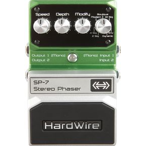 DigiTech Hardwire Series SP-7 Stereo Phaser Guitar Effects Pedal