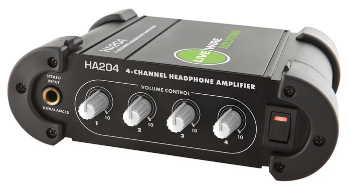 Live Wire 4-Channel Headphone Amplifier Black