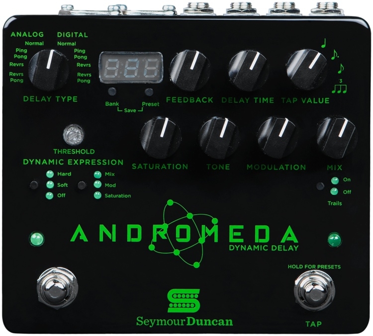 Seymour Duncan Andromeda Dynamic Digital Delay Pedal