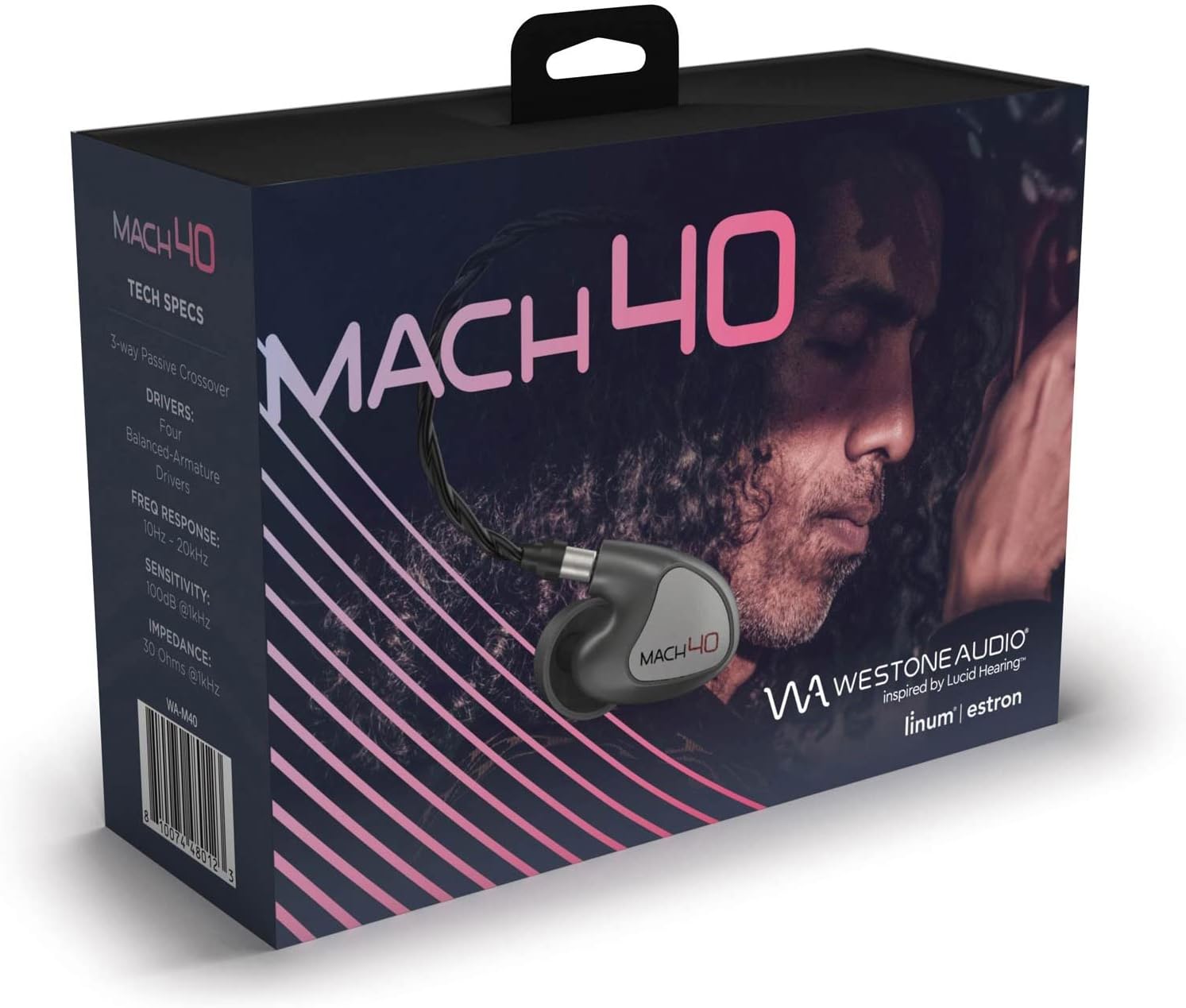 Westone Audio Mach 40 4-driver Universal In-ear Monitors - 3-way