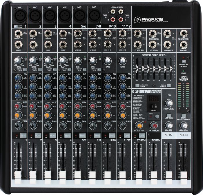 Mackie ProFX12 Professional Compact Mixer