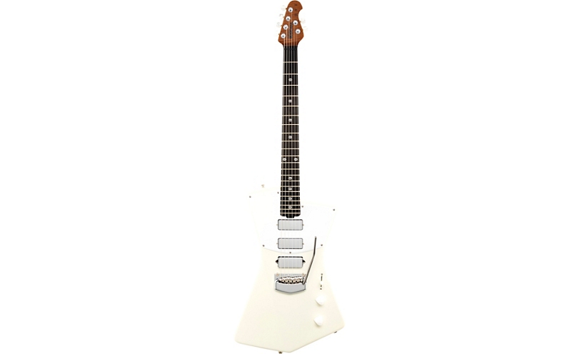 Ernie Ball Music Man St. Vincent Roasted Maple Neck Ebony Fingerboard Electric Guitar - Polaris White