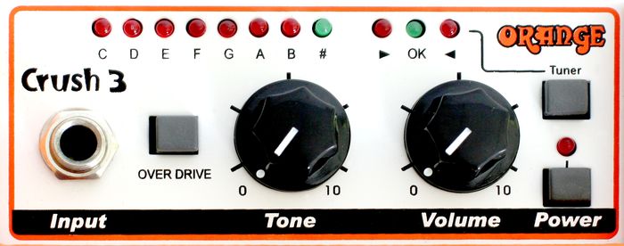 Orange Amplifiers Micro Crush PiX Series CR3 3W 1x3.5 Guitar Combo Amp