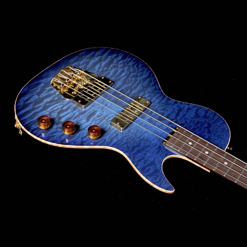 B&G Guitars Big Sister Private Build Electric Bass Guitar - Atlantis Blue