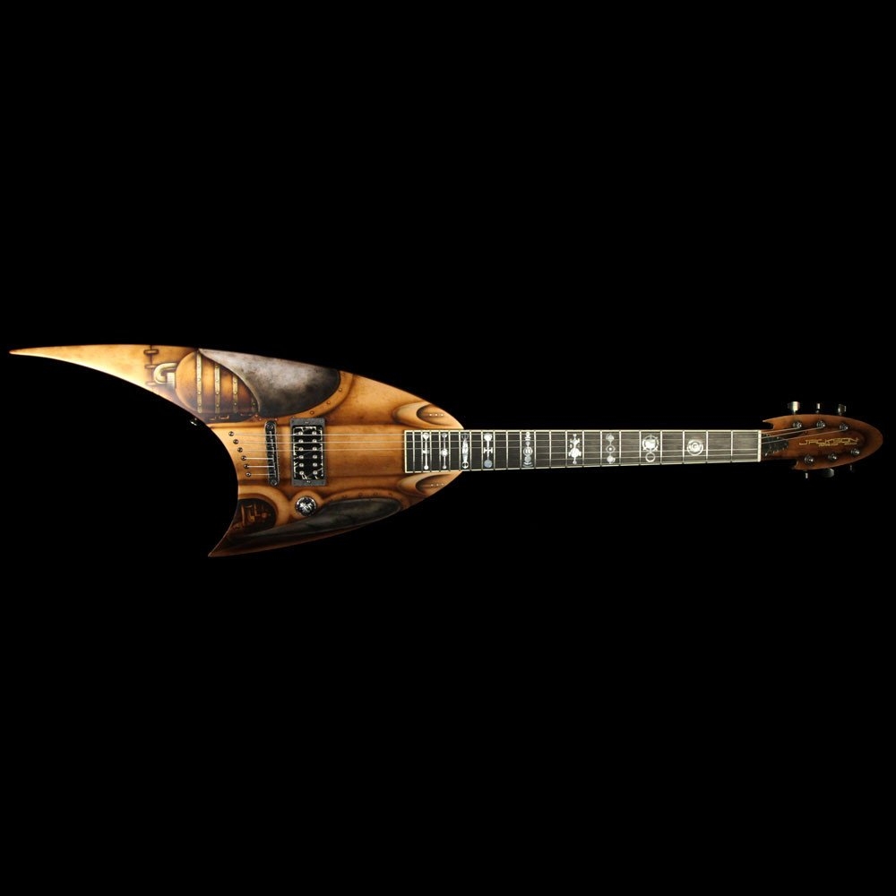 Jackson Custom Shop NAMM 2017 Display Masterbuilt Mike Shannon Roswell Rhoads Electric Guitar Brian Bock Painted