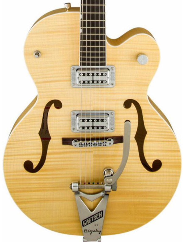 Gretsch Guitars G6120SH Brian Setzer Hot Rod Flame Maple Body Semi-Hollow Electric Guitar