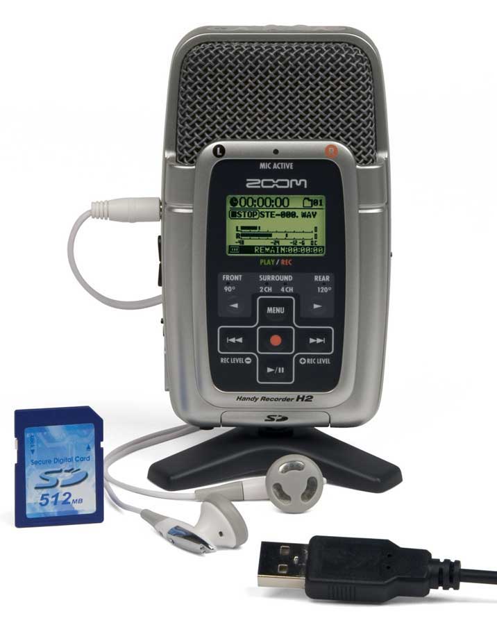 Zoom H2 Handy Portable Digital Recorder