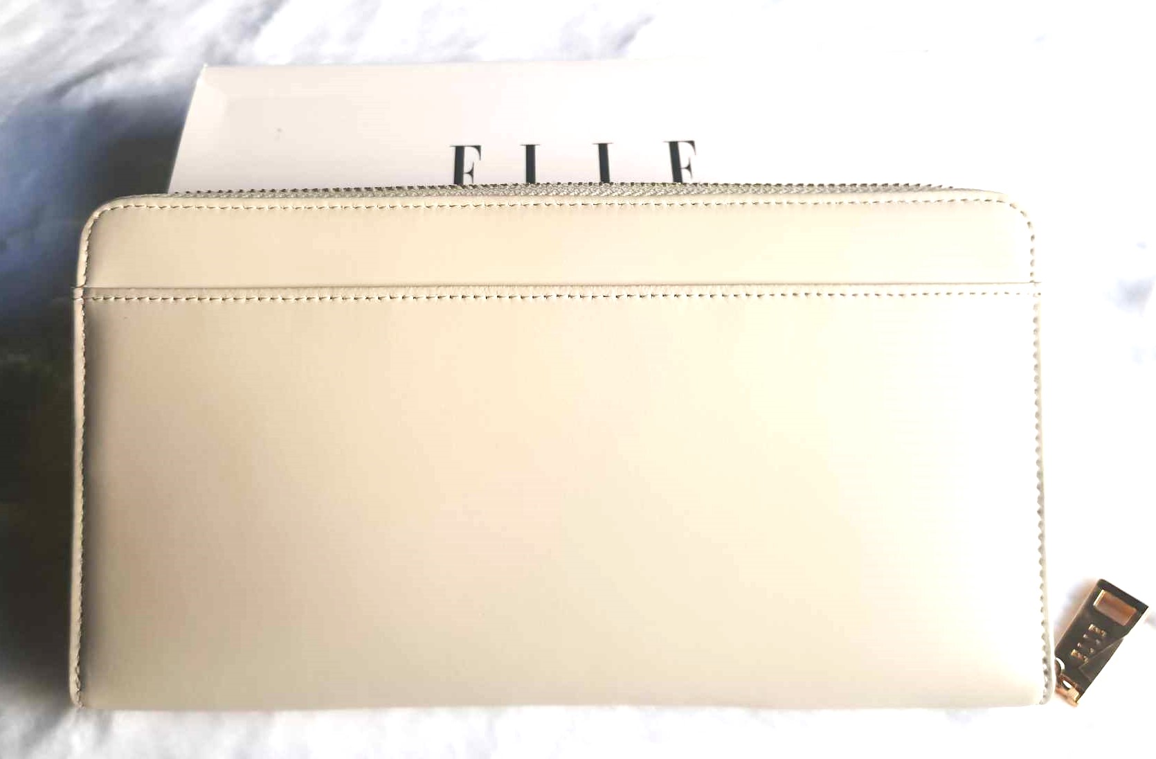 กระเป๋าสตางค์ ELLE งาช้าง ใหม่ แท้