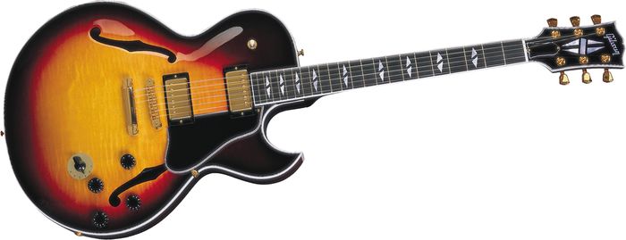 Gibson ES-137 Custom Electric Guitar Light BurstGold Hardware