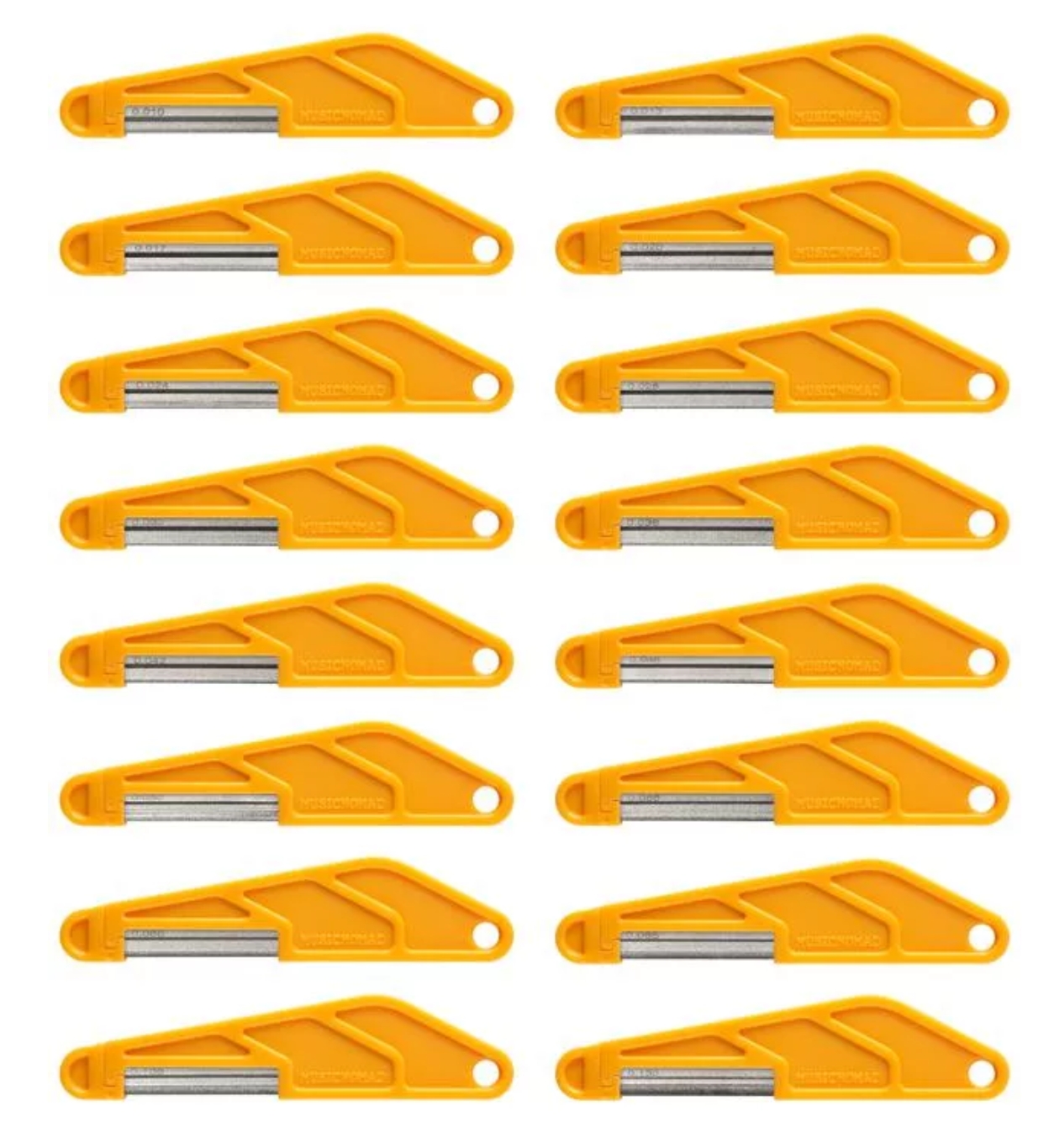 MusicNomad MN675 16-piece Diamond Coated Nut File Complete Shop Set
